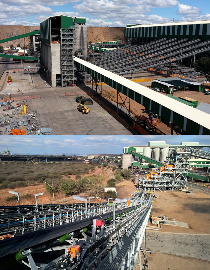 Grootegeluk GMEP: in plant conveyors and belt feeders